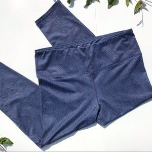 🌿 Tema Athletics Blue Cropped Athletic Leggings